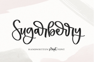 Sugarberry - Handwritten Script Font Font Download