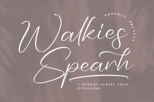 Walkies Spearh Font Download