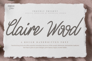 Claire Wood Font Download