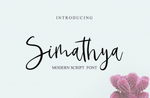 Simathya Modern Script Font Download