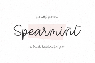 Spearmint Font Download
