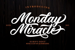 Monday Miracle Font Download