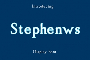Stephenws Font Download