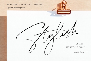 Stylish Signature Handwritten Script Font Download
