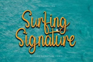 Surfing Signature Font Download