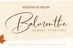 Balmonthe Font Download