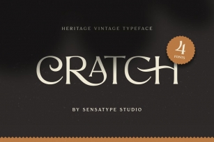 CRATCH - Heritage Vintage Typeface Font Download