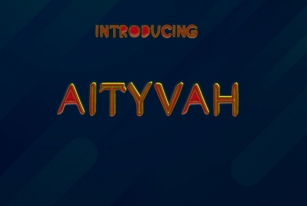 Aityvah Font Download