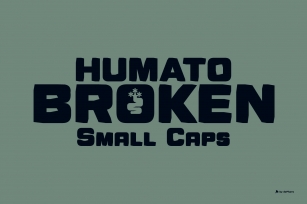 Humato Broken Font Download