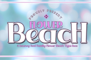 Flower Beach Font Download