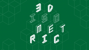 3D Isometric Font Download