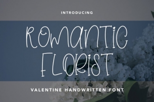 Romantic Florist Font Download