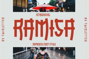 RAMISA Faux Japanese Font Download