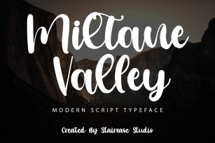 Miltane Valley Font Download