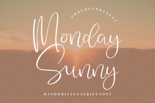 Monday Sunny Font Download