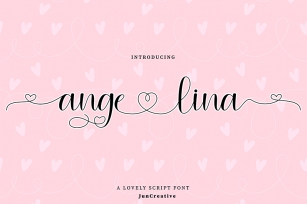 Angelina - Personal Use Font Download