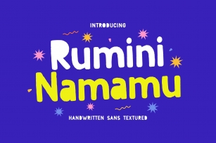 Rumini Namamu Handwritten Sans Font Download