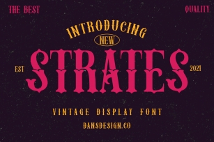 Strates Font Download