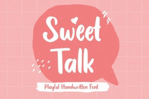 Sweet Talk - Display Font Font Download