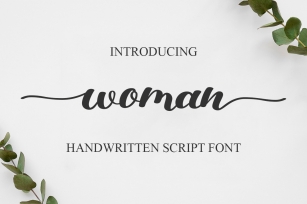 Woman Font Download