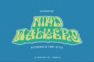 Mind Walkers- Psychedelic Style Font Download