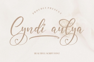 Cyndi aulya Font Download