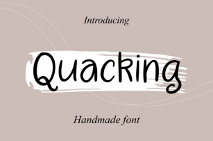 Quacking Font Download