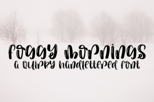 Foggy Mornings Font Download