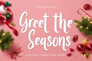 Greet The Seasons Font Download