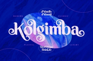 Kolgimba Typeface Font Download