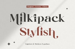 Milkipack Stylish Font Download
