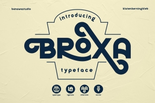 Broxa -Decorative Font Download