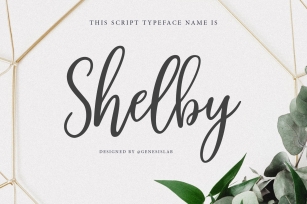 Shelby Script Font Download