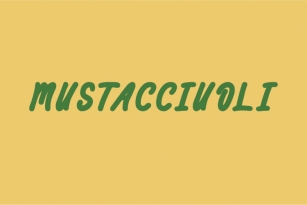 Mustacciuoli Font Download