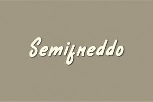 Semifreddo Font Download