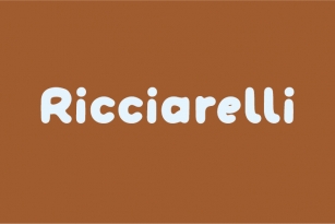 Ricciarelli Font Download