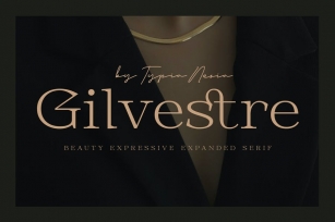 Gilvestre - Beauty Luxury Expanded Serif Font Download
