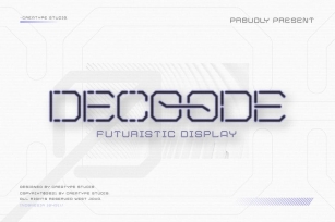 Decoode Futuristic Business Font Font Download