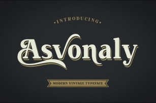 Asvonaly Font Download