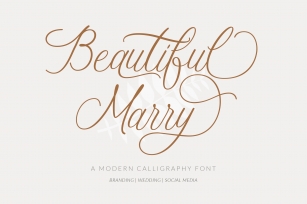Beautiful Marry Font Download