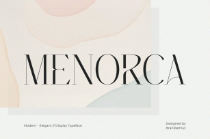 Menorca – Stylish Typeface Font Download