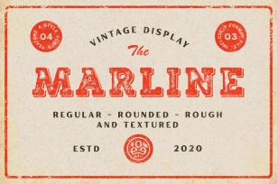 Marline - Vintage Texture Font Font Download