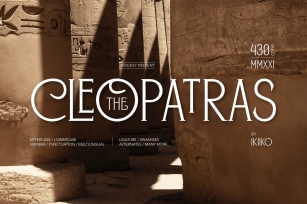The Cleopatras Typeface Font Download