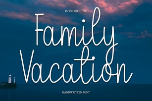 Family Vacation Font Download