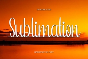 Sublimation Font Download