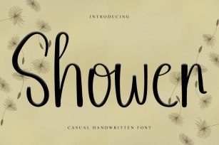 Shower Font Download