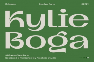 Kylie Boga Display Sans Font Download