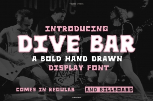 VS Dive Bar // Display Font Download