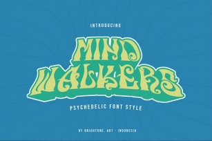 Mind walkers - Psychedelic Font Download