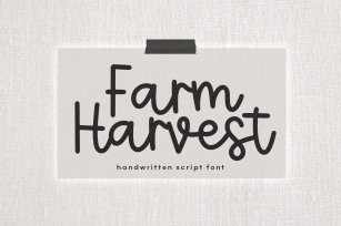Farm Harvest Font Download